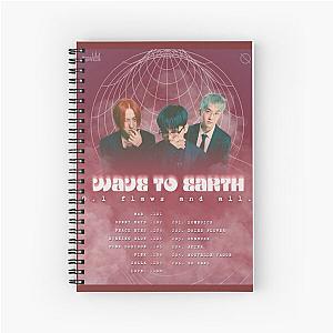 Wave to earth  Spiral Notebook