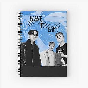 Wave To Earth Band Spiral Notebook