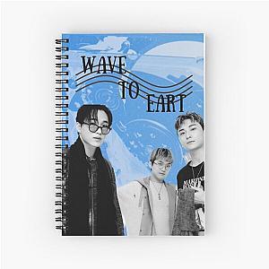 Wave to Earth Band Spiral Notebook