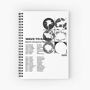 Wave to Earth 2023 North America Tour Merch Spiral Notebook