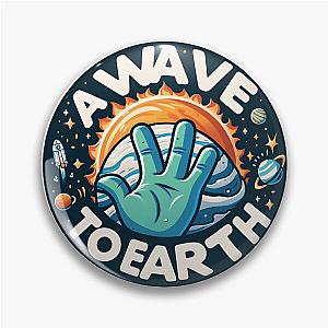 a wave to earth Pin