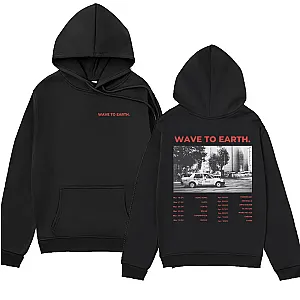 Rapper Kpop Band Wave To Earth Tour 2024 Print Hoodie