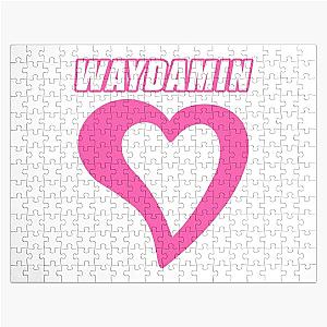 Waydamin Puzzles - Waydamin Merch Way Damin Heart Jigsaw Puzzle RB2109