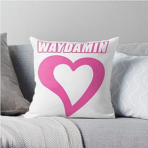 Waydamin Pillows - Waydamin Merch Way Damin Heart Throw Pillow RB2109