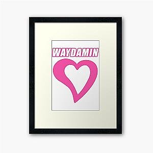 Others - Waydamin Merch Way Damin Heart Framed Art Print RB2109