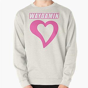 Waydamin Sweatshirts - Waydamin Merch Way Damin Heart Pullover Sweatshirt RB2109