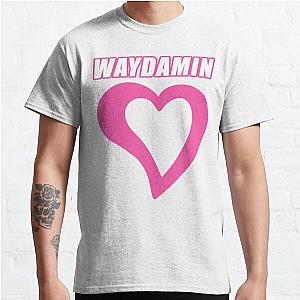 Waydamin T-Shirts - Waydamin Merch Way Damin Heart Classic T-Shirt RB2109