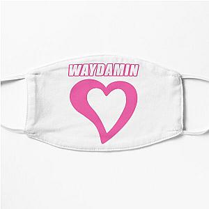 Waydamin Face Masks - Waydamin Merch Way Damin Heart Flat Mask RB2109