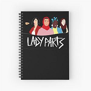 Lady Parts Ladies  Spiral Notebook