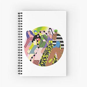 Lady Parts Band Spiral Notebook