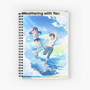 Weathering With You Anime Poster Print Poster Spiral Notebook