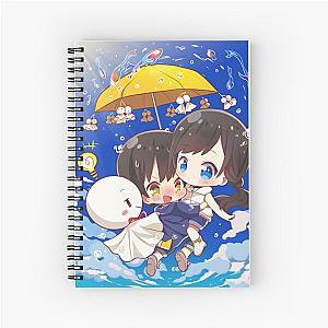 Hina Amano Weathering with You Artwork For Wibu Spiral Notebook