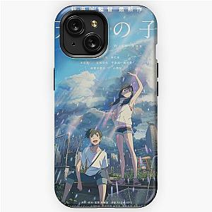 Weathering With You Poster - Tenki No Ko Anime Poster iPhone Tough Case