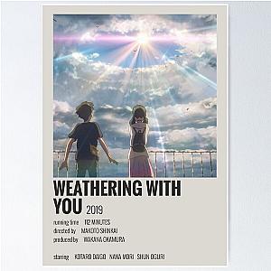 Weathering with You minimalist poster Poster