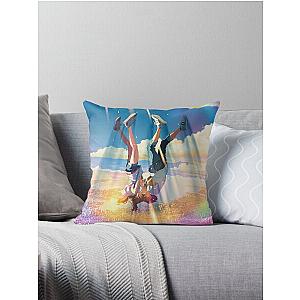 weathering with you makoto shinkai Throw Pillow