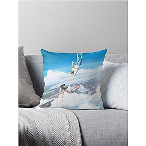 weathering with you artwork Throw Pillow