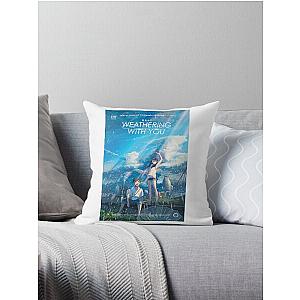 Weathering with you "Tenki No Ko" T-Shirt Throw Pillow