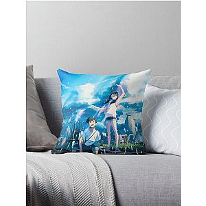 Weathering With You Poster Throw Pillow