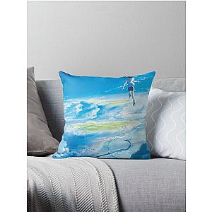 Blue Sky Weathering With You Tenki No Ko  Throw Pillow