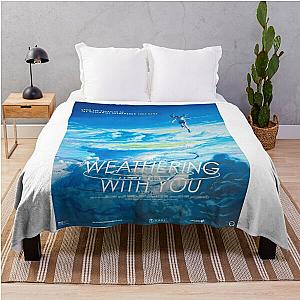 Weathering With You Poster Throw Blanket