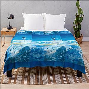 Blue Sky Weathering With You Tenki No Ko  Throw Blanket