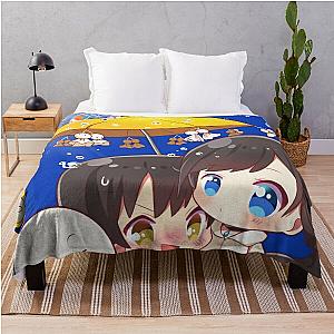 Hina Amano Weathering with You Artwork For Wibu Throw Blanket