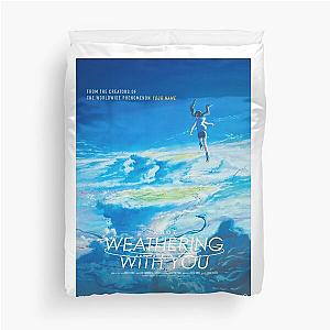 Weathering With You Poster Duvet Cover