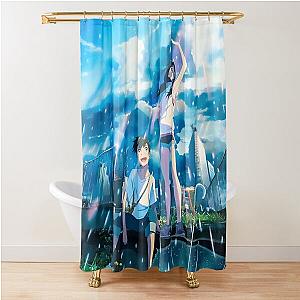 Weathering With You Poster Shower Curtain