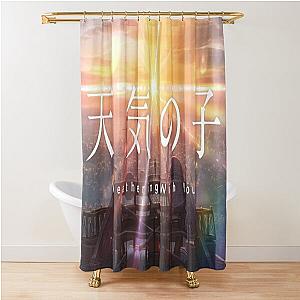 Weathering with you - Tenki no Ko Logo Shower Curtain