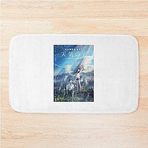 Weathering With You Poster - Tenki No Ko Anime Poster Bath Mat