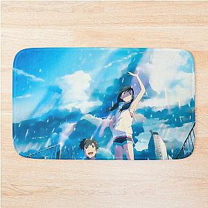 Weathering With You Poster Bath Mat