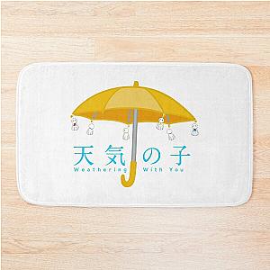 Weathering with you umbrella Bath Mat