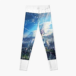 Weathering With You Poster - Tenki No Ko Anime Poster Leggings