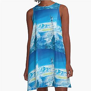 Blue Sky Weathering With You Tenki No Ko  A-Line Dress