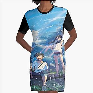 Weathering with you - Tenki no Ko Hina Amano Graphic T-Shirt Dress