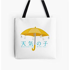 Weathering with you umbrella All Over Print Tote Bag