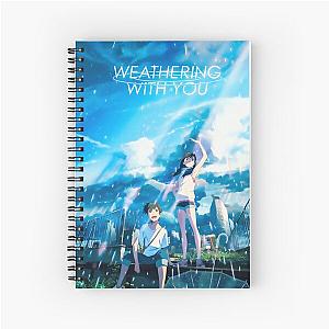 Weathering With You Poster Spiral Notebook