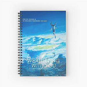 Weathering With You Poster Spiral Notebook