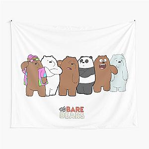 Best We Bare Bears Grizzly Panda Ice Bear  Tapestry