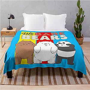 We Bare Bears Panels  Throw Blanket