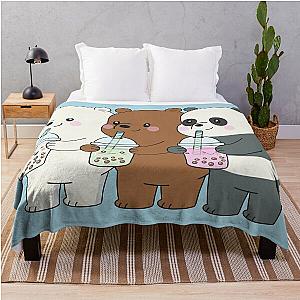 We Bare Bears Throw Blanket