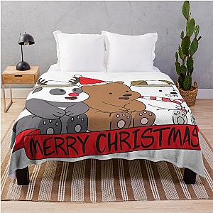 We Bare Bears Xmas Throw Blanket