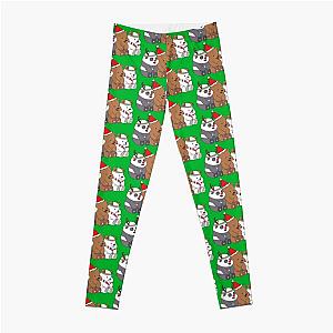 We Bare Bears Xmas Leggings