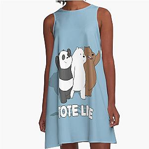 We Bare Bears - Tote Life A-Line Dress