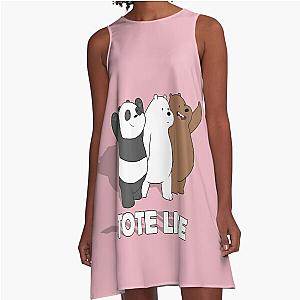 We Bare Bears - Tote Life A-Line Dress