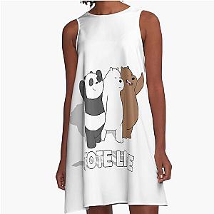 We Bare Bears - Tote Life A-Line Dress