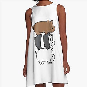 We Bare Bears A-Line Dress