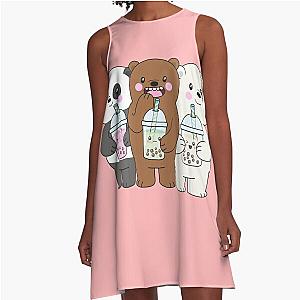 We Bare Bears A-Line Dress