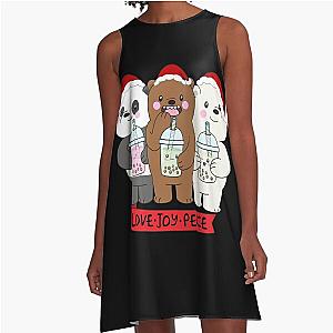 We Bare Bears A-Line Dress