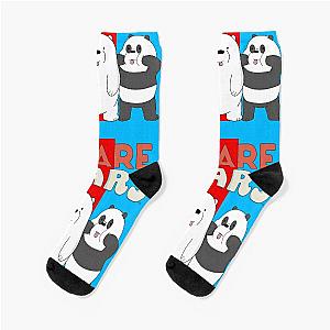 We Bare Bears Panels  Socks